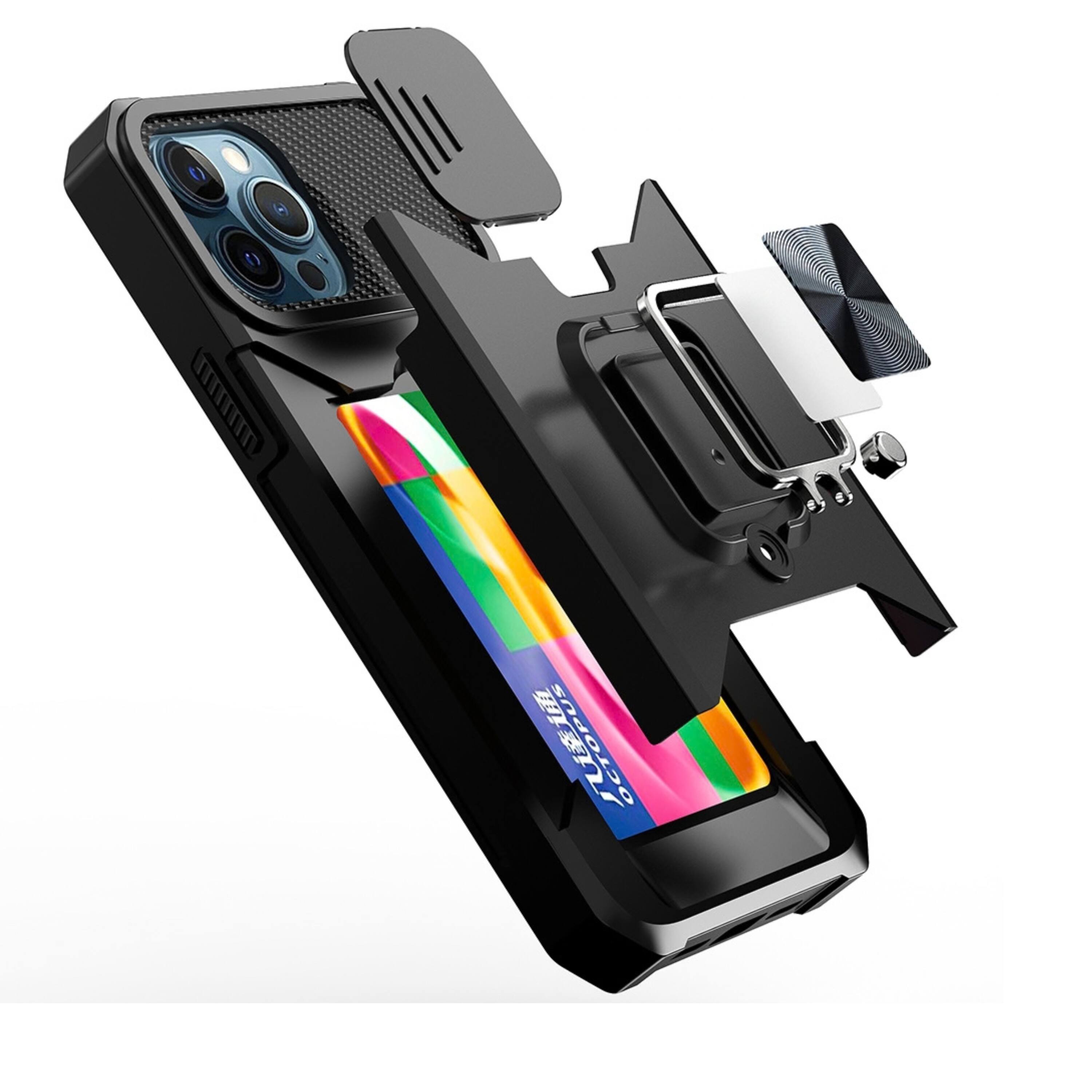 Kitcheniva Multi Use Card Holder Ring Stand Lens Cover Phone Case With ...
