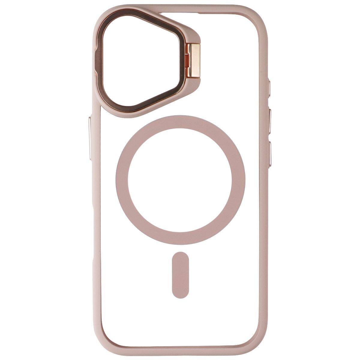 Back. Prodigee - Kick-It Series Case for MagSafe for Apple iPhone 16 - Pink - Pink.