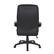 Alt View 13. Office Star Products - Black Executive Faux Leather High Back Chair with Contrast Stitching - Black.