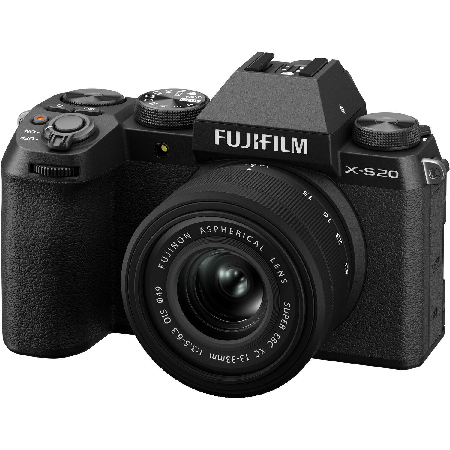 FUJIFILM X-S20 EL 16 FUJINON ASPHERICAL 23 LENS 53 049 OIS SUPER 1:3.5-6.3 EBC 13-33mm XC