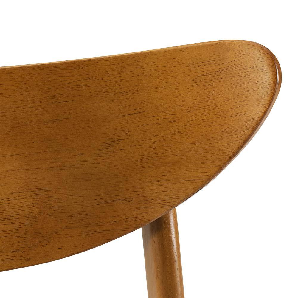 Alt View 4. Crosley Furniture - Landon 4-Piece Wood Dining Chair Set - Brown.