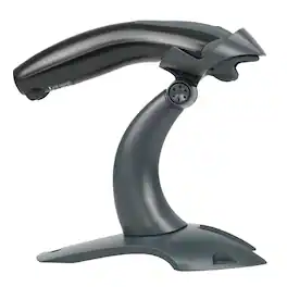 Honeywell - 1400G2D-2USB-1 Voyager 1400g 2D Corded Handheld Barcode Scanner USB Kit w/Stand 1D PDF417 QR Code Data Matrix Aztec IP42 - Black
