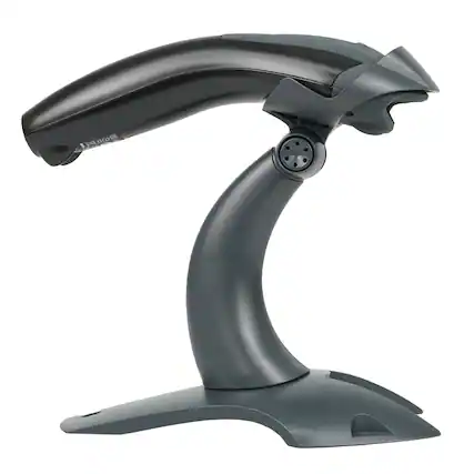 Front. Honeywell - 1400G2D-2USB-1 Voyager 1400g 2D Corded Handheld Barcode Scanner USB Kit w/Stand 1D PDF417 QR Code Data Matrix Aztec IP42 - Black.