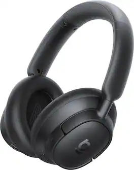 Baseus - Bass BH1 NC Over-the-Ear Headphones,-45 dB ANC,LDAC Hi-Res,80-Hour Playtime,5-Mic Calls,Bluetooth 6.0 - Black