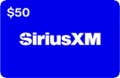 Front. SiriusXM - $50 Prepaid Service Code.