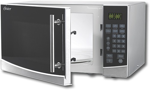 Oster 1.1-cu ft 1,000-Watt Countertop Microwave (Black) at