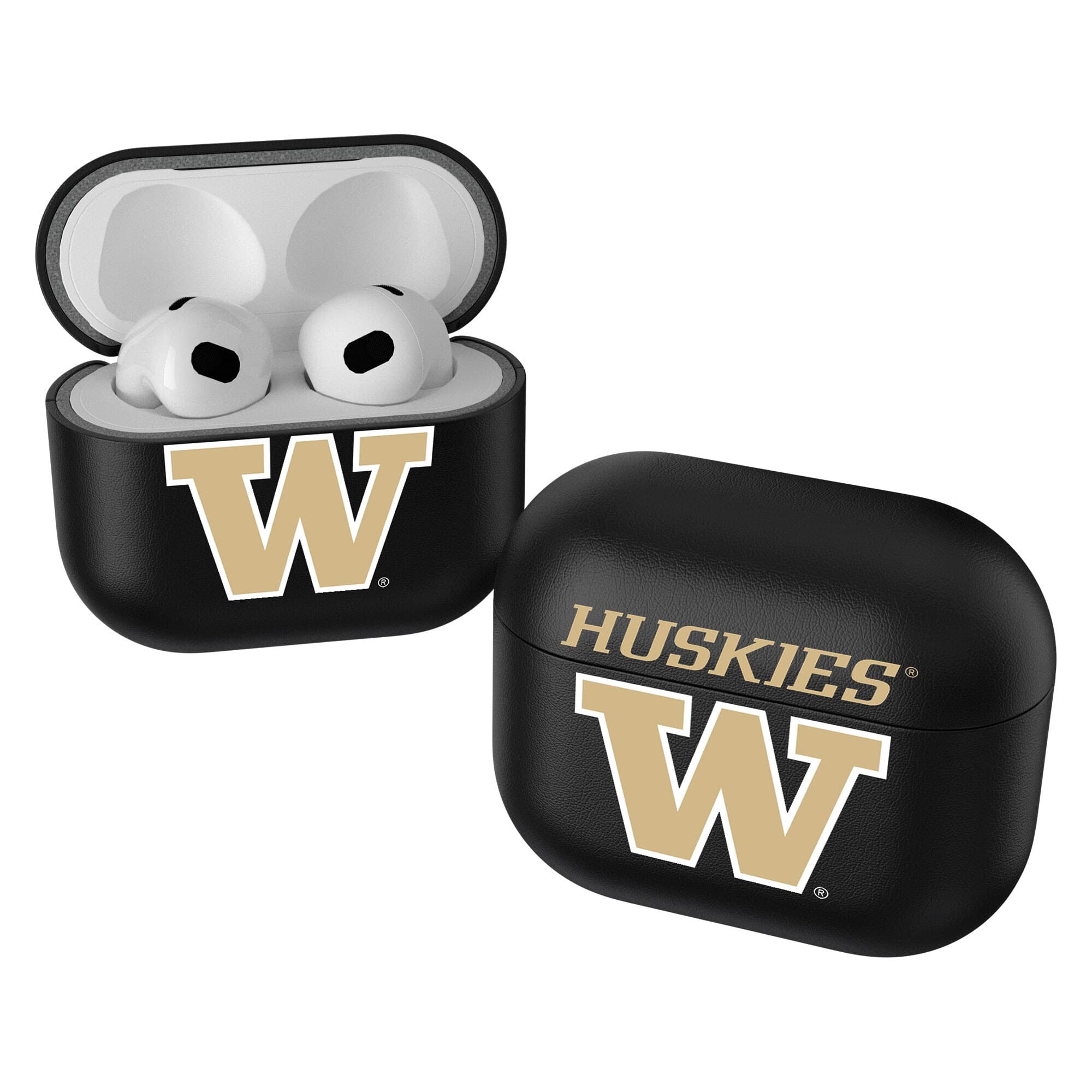 Keyscaper - Washington Huskies Washington Huskies Insignia 1st Gen AirPods Pro Case Cover - Black