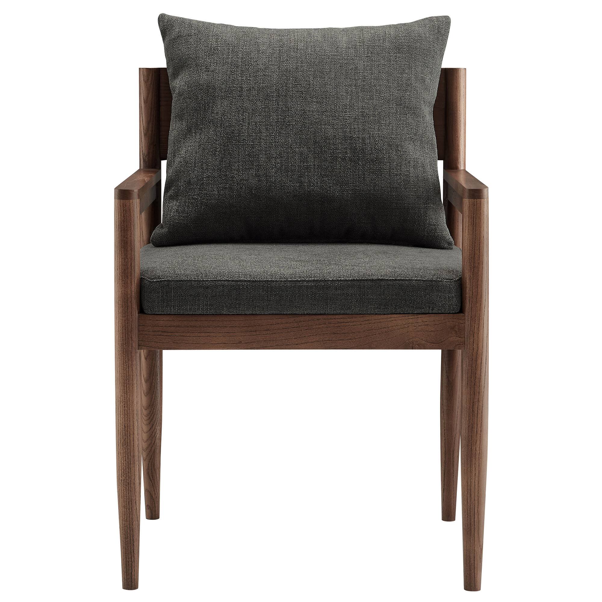 Alt View 2. Modway - Remington Wood Dining Armchair by Modway - Gray.