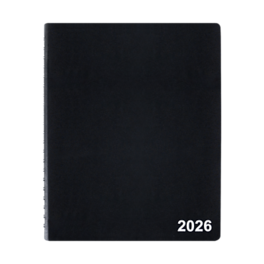 2026 Staples 8" x 11" Daily Appointment Book - Black