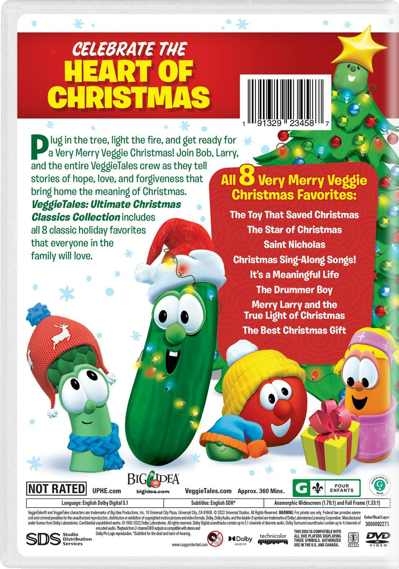 Back. VeggieTales: Ultimate Christmas Classics Collection (Box Set) [DVD].