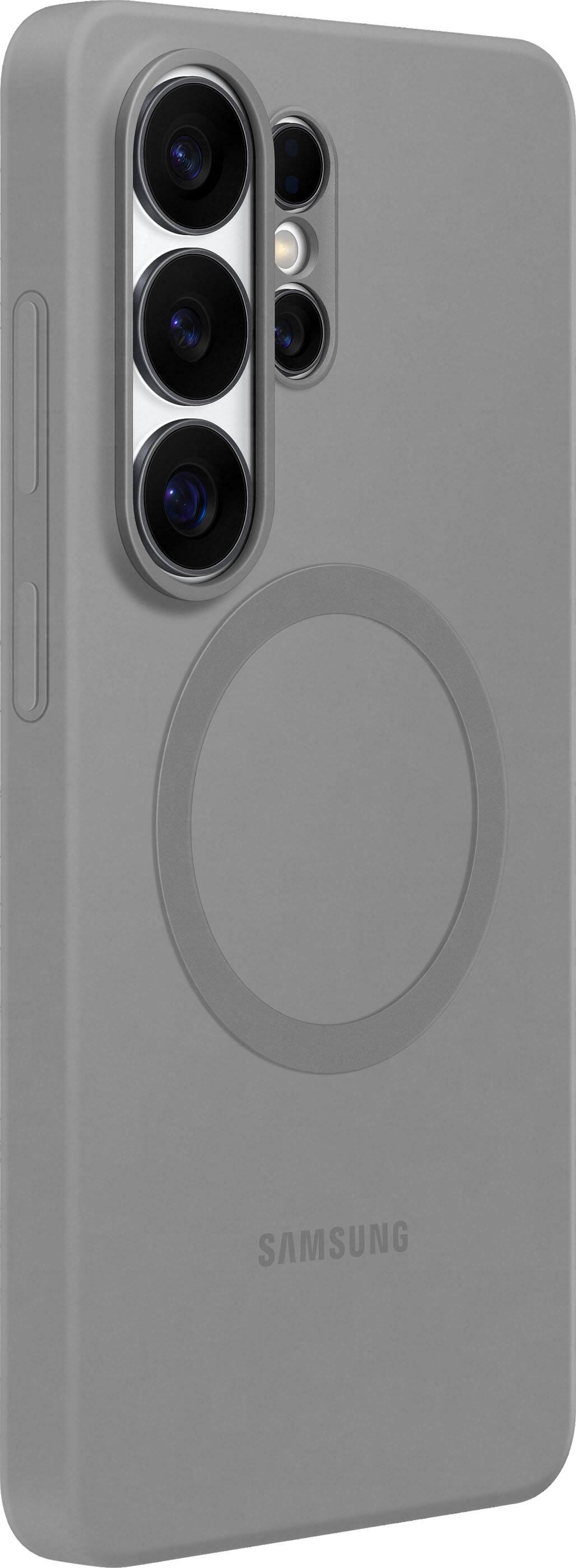 Alt View 12. Samsung - Galaxy S26 Ultra Silicone Magnet Case - Gray.