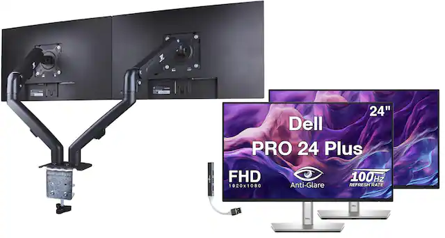 24" Dell PRO 24 Plus FHD 1920x1080 Anti-Glare 100Hz REFRESH RATE