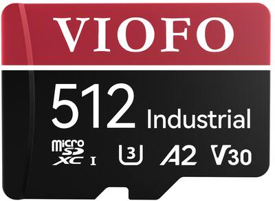 VIOFO 512GB Industrial Grade microSD Card, U3 A2 V30 High Speed VIOFO 512GB Industrial Grade microSD Card, U3 A2 V30 High Speed