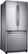 Angle. Samsung - 19.4 Cu. Ft. French Door Refrigerator - Stainless Steel.