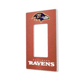 Keyscaper - Baltimore Ravens Football Design Single Rocker Light Switch Plate - Multicolor