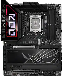 ASUS - ROG MAXIMUS Z890 HERO (Socket LGA 1851) Intel Z890 ATX DDR5 Wi-Fi 7 Motherboard - Black - Front_Zoom