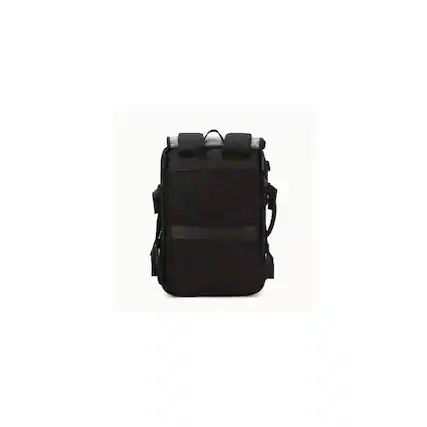 Front. Wikistore - WIKISTORE Anti-Theft Laptop Backpack with Shoe Compartment Convertible Business Hiking Bag Black - Black.