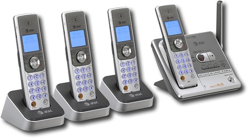  AT&amp;T - DECT 6.0 Expandable Cordless Phone System with Digital Answering System