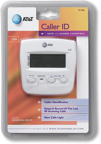 .com : AT&T 436 Caller ID Box (Dove Gray) : Caller Id Displays :  Office Products