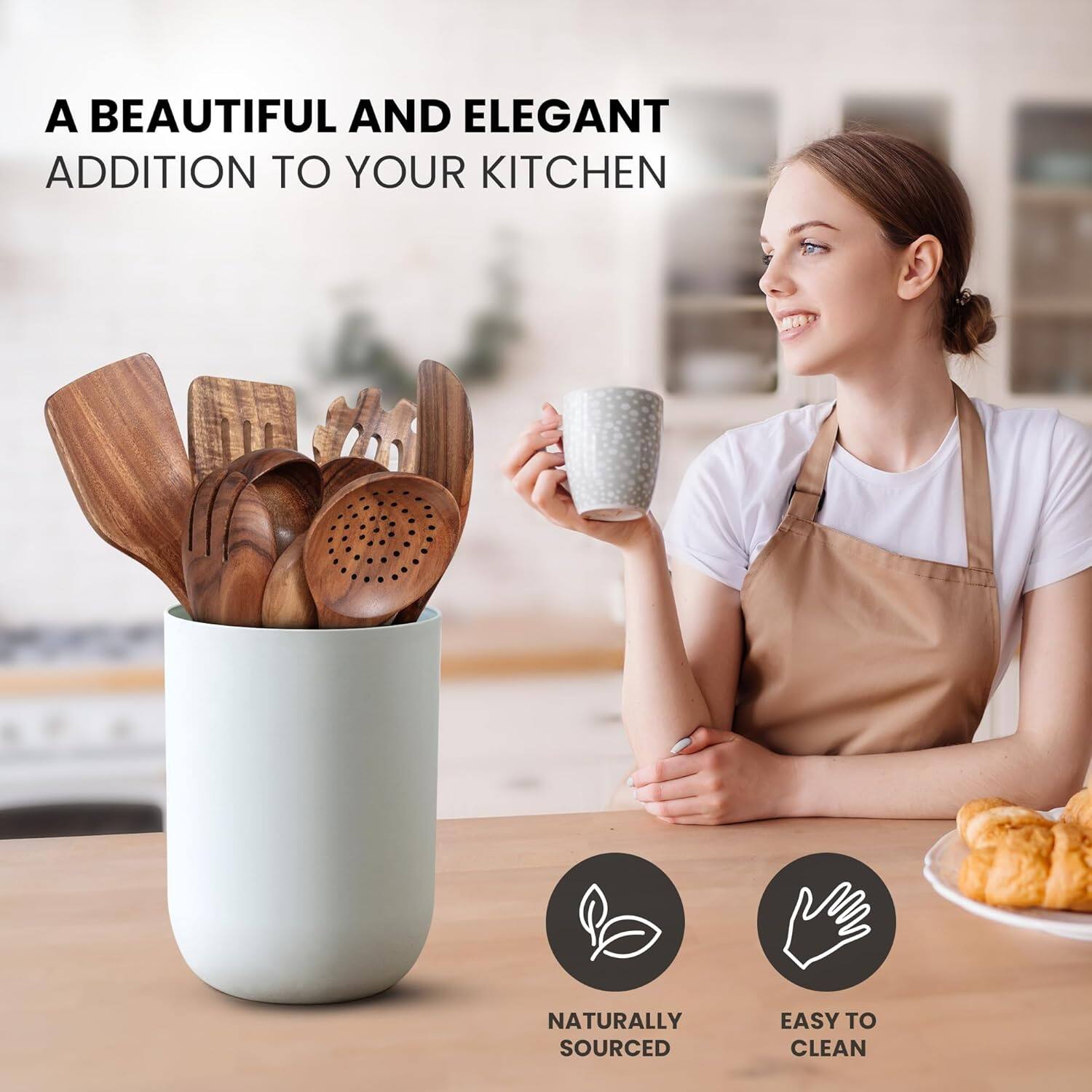 A BEAUTIFUL AND ELEGANT ADDITION TO YOUR KITCHEN
NATURALLY SOURCED
EASY TO CLEAN