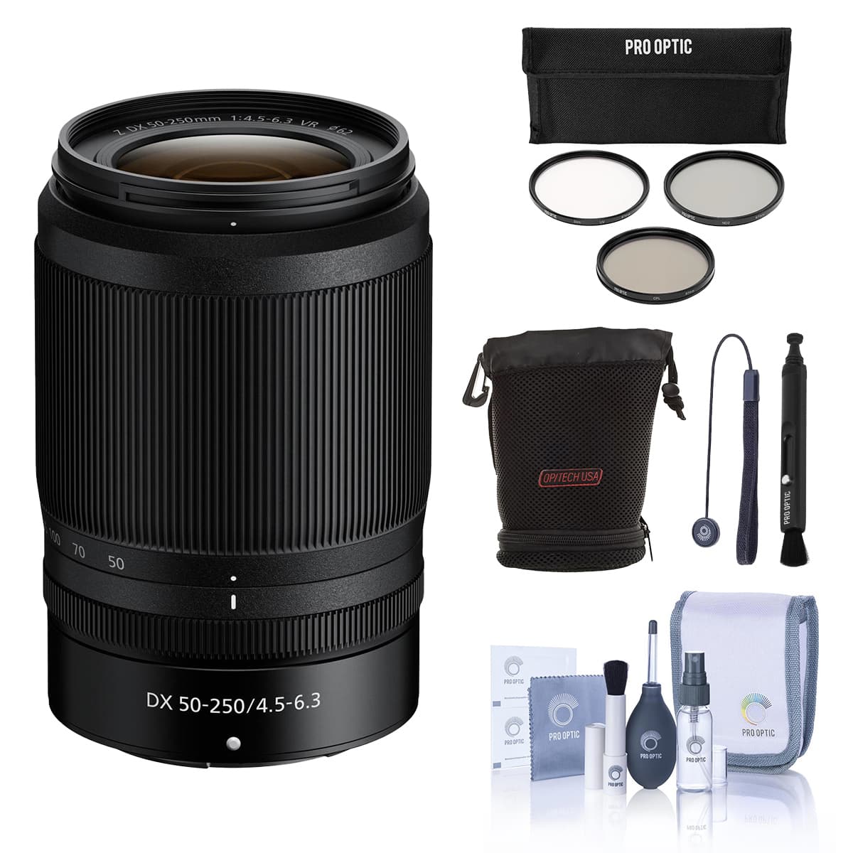 Nikon NIKKOR Z DX 50 250mm f/4.5 6.3 VR Telephoto Zoom Lens for Z