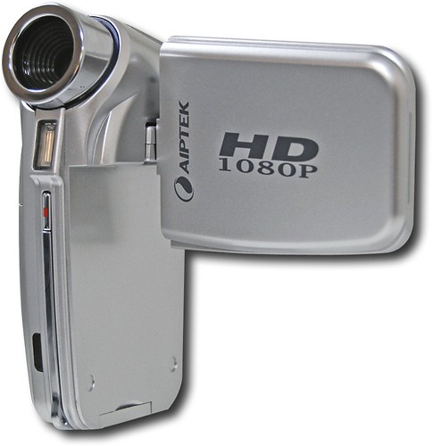  Aiptek - 5.0MP High-Definition Digital Camcorder with 2.4&quot; Color LCD Monitor - Silver
