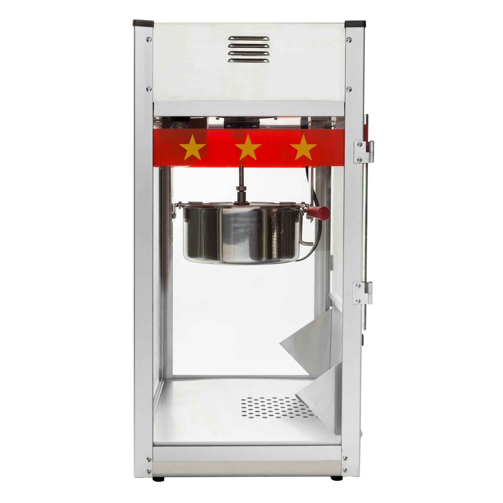Alt View 3. Olde Midway - Commercial Popcorn Machine Maker Popper with Large 12-oz Kettle - Red.