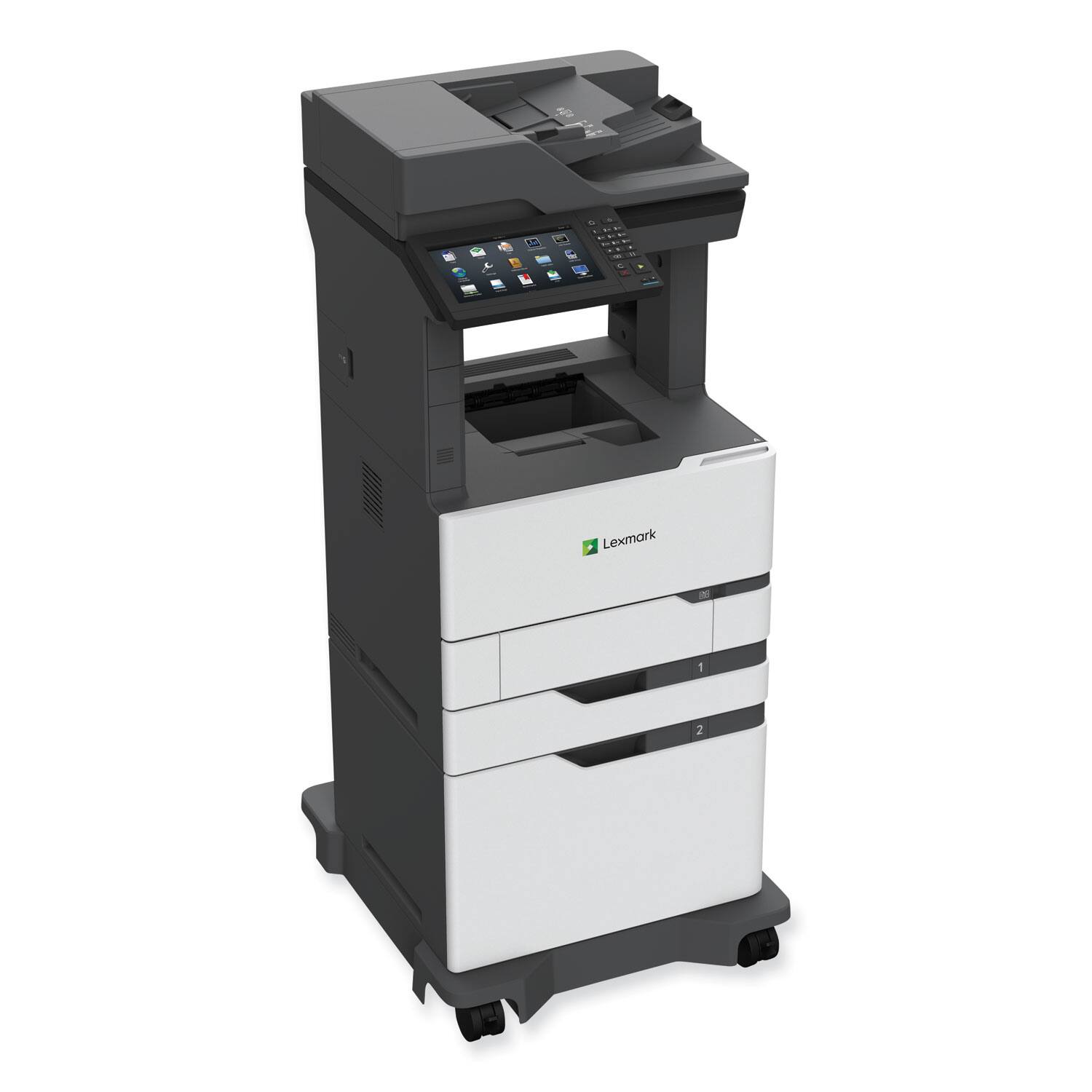Alt View 2. Lexmark - Lexmark MS820 MS823n Desktop Laser Printer - Monochrome - 65 ppm Mono - 1200 x 1200 dpi Print - 650 Sheets Input - Unknown.