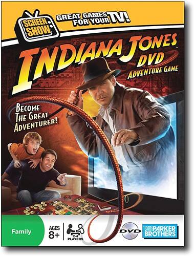 Front Standard. Parker Brothers - Indiana Jones DVD Adventure Game.