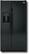 Front Standard. GE - Profile 24.6 Cu. Ft. Counter-Depth Side-by-Side Refrigerator - Black-on-Black.