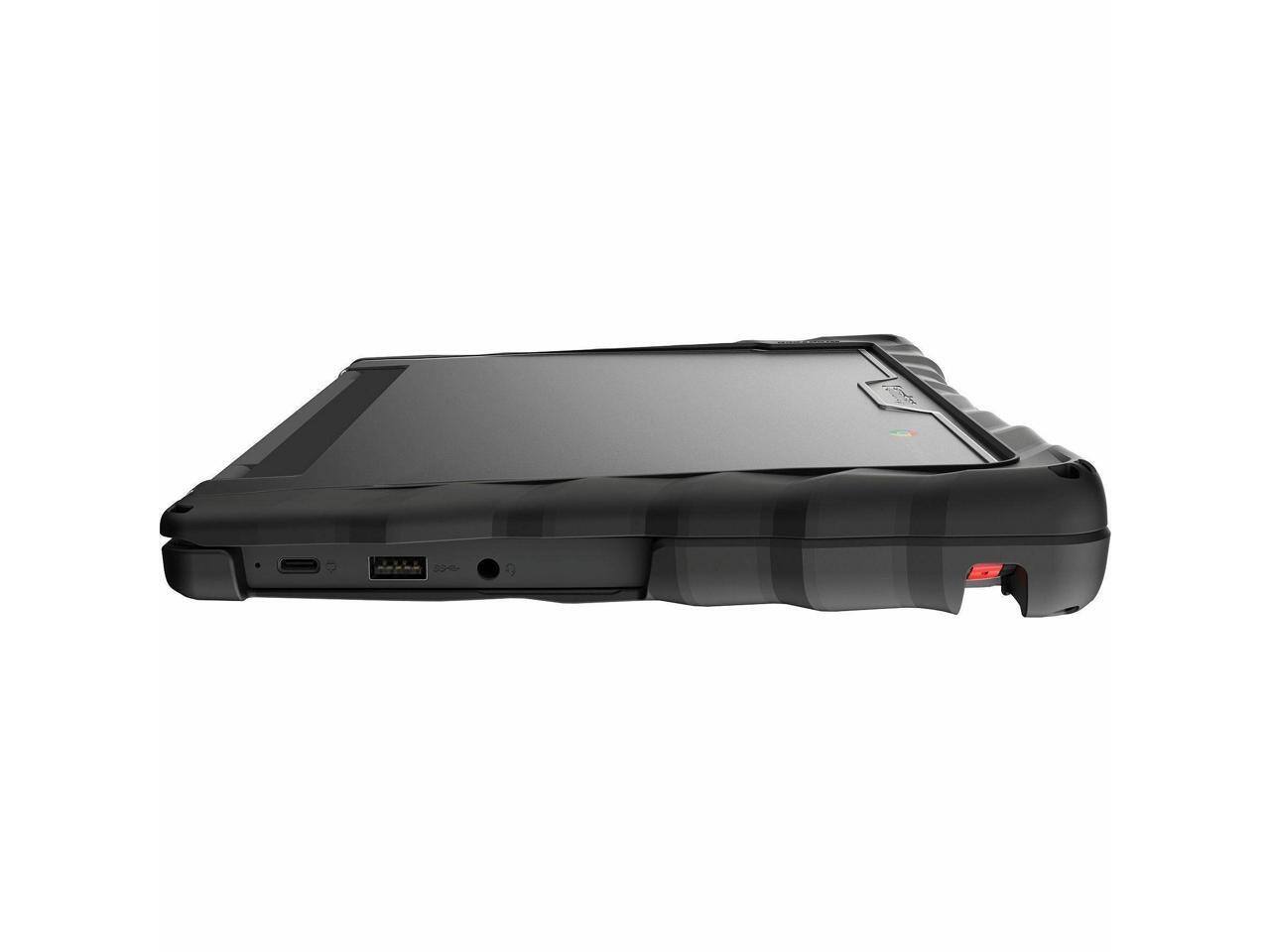 Alt View 9. Gumdrop Cases - Gumdrop DropTech Case for Lenovo 300e/300w Yoga Gen 4 - Rugged, Shockproof, Kids & Students - Black - Black.