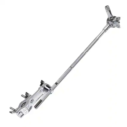 Front. Gibraltar Hardware - 16" Boom Arm Microphone Mount, with Adjustable Rod and Clamp, Geared Tilter, Fits Cymbal Stands and Drum Racks.