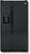 Front Standard. GE - Profile 23.4 Cu. Ft. Counter-Depth Side-by-Side Refrigerator - Black-on-Black.