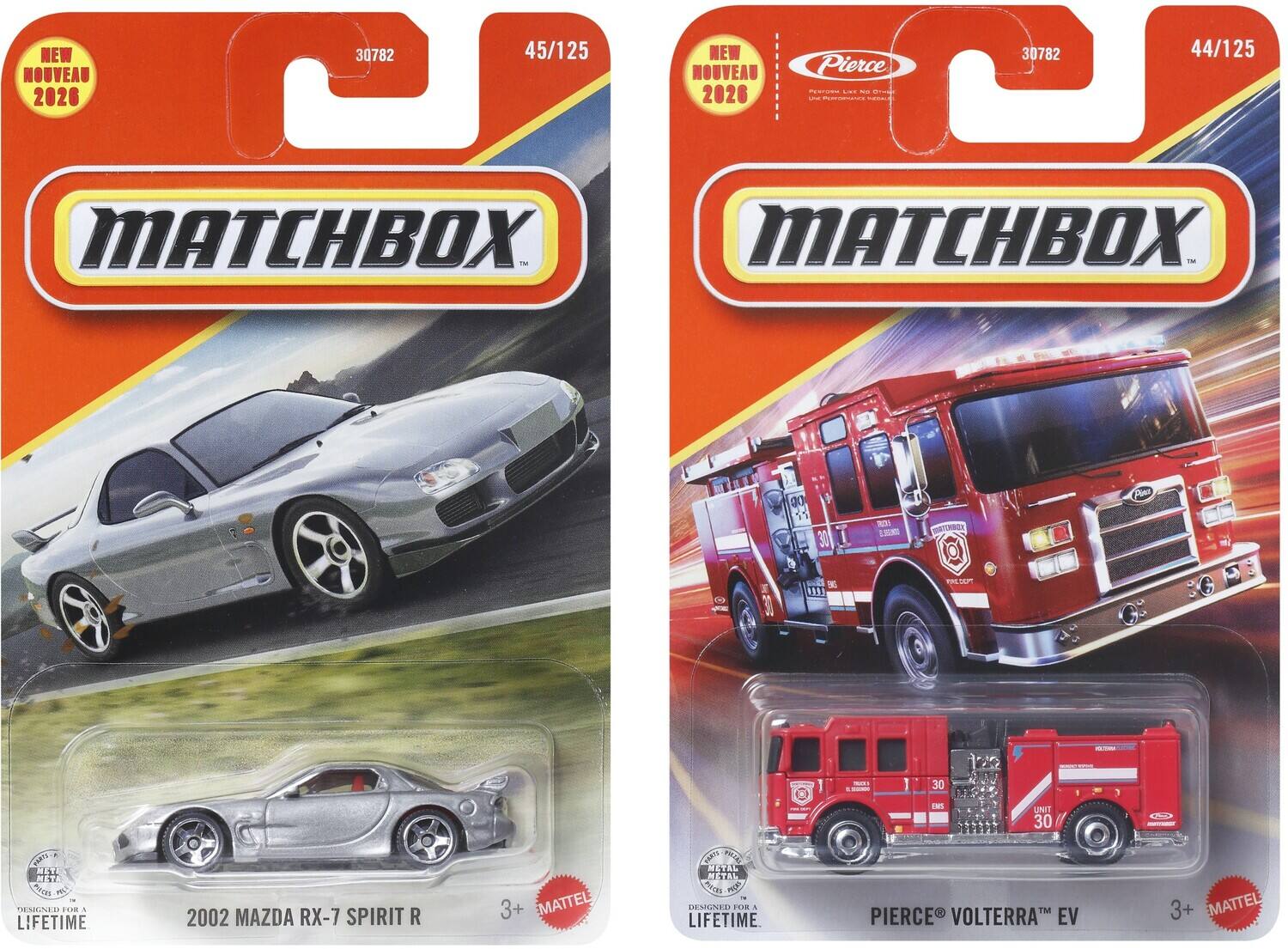 NEW NOUVEAU 2020 30782 45/125 NEW NOUVEAU 2026 Pierce CESES .. - m - C P 30782 44/125 MATCHBOX MATCHBOX IM g0 30 T P  1 - 30 ONL UNIT 30 MT MET T PD  DEACARL .O . LIFETIME 2002 MAZDA RX-7 SPIRIT R 3+ EMATTEL Calla VFiaL METAL NETAL Ouas  DELACE PIBA A LIFETIME M PIERCE VOLTERRA EV 3+ MATTEL