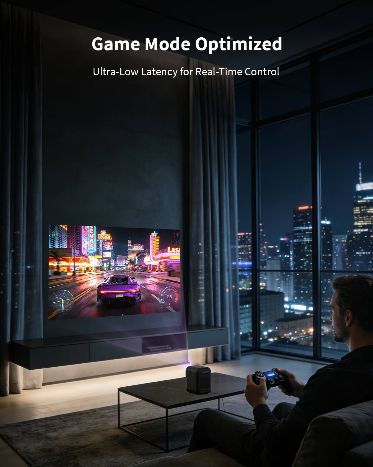 Game Mode Optimized  
Ultra-Low Latency for Real-Time Control