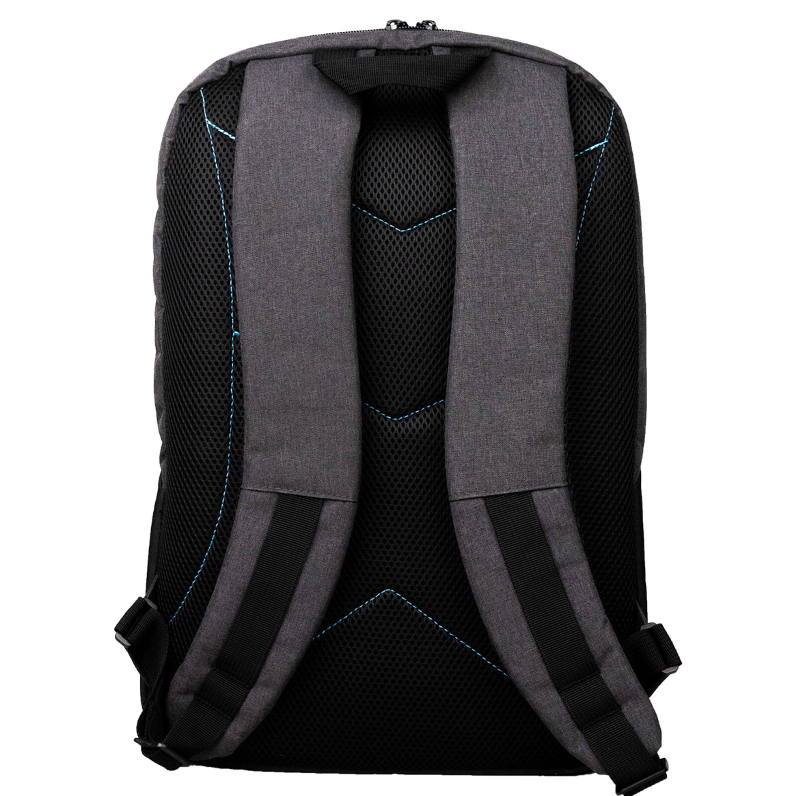 Alt View 1. Acer - Predator Flux Backpack – Water & Damage Resistant, Fits up to 16" Laptop, TSA-Friendly, Multi-Compartment - Black.