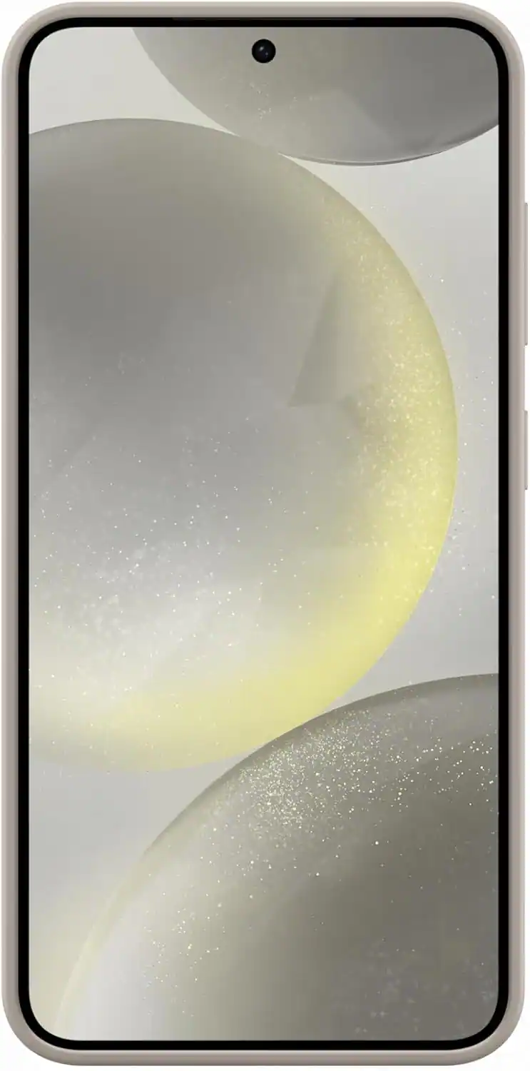 Angle. Samsung - Samsung Standing Grip Case for Samsung Galaxy S24 | Color: Taupe - Taupe.