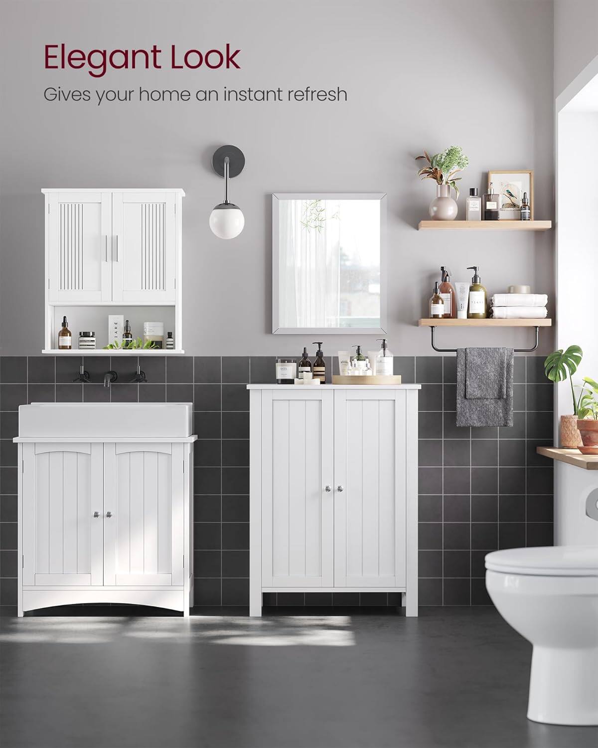 Elegant Look  
Gives your home an instant refresh