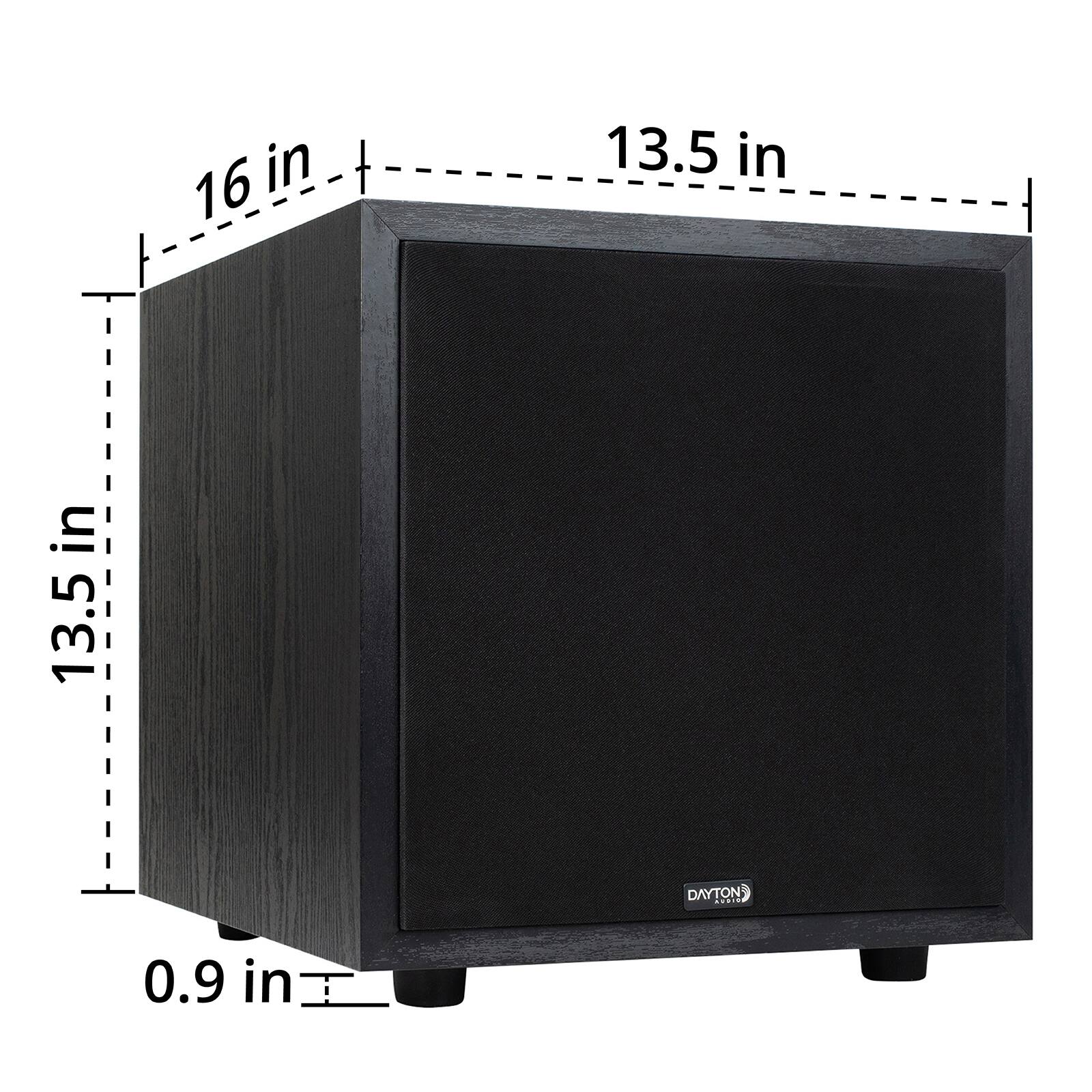 16 in  
13.5 in  
13.5 in  
0.9 in  
DAYTON AUDIO