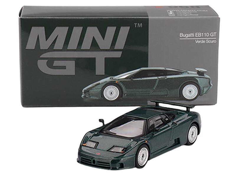 MINI GT  
Bugatti EB110 GT  
Verde Scuro