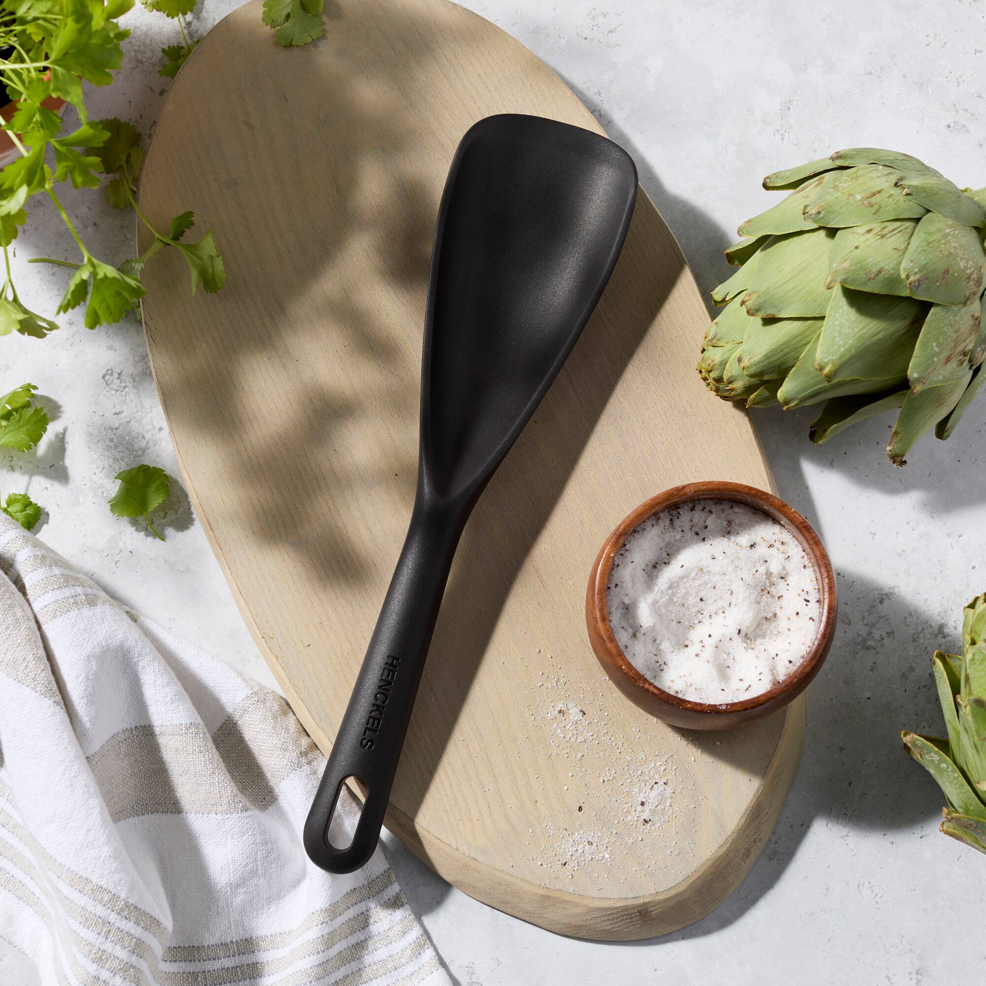 Alt View 1. Henckels - Henckels Silicone Onyx Cooking Utensil, Multipurpose Spoon Spatula - Black.