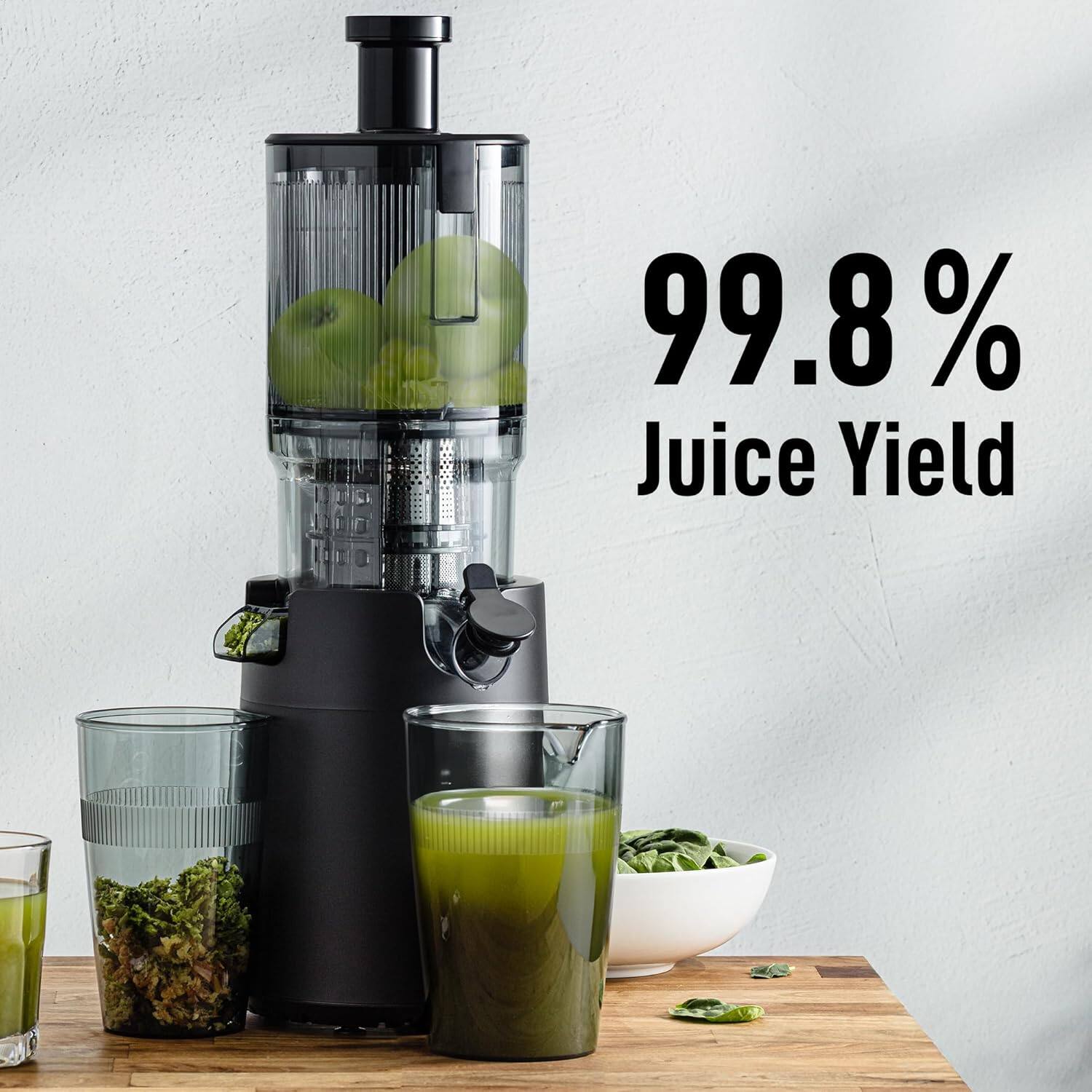 99.8% Juice Yield