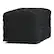 Angle. Simpli Home - Fredrik Square Pouf - Black.