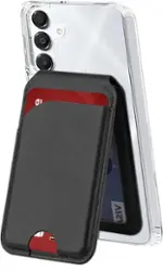 SaharaCase - Venture Series Wallet Case for Samsung Galaxy A16 5G - Clear/Scorpion Black - Left_Zoom