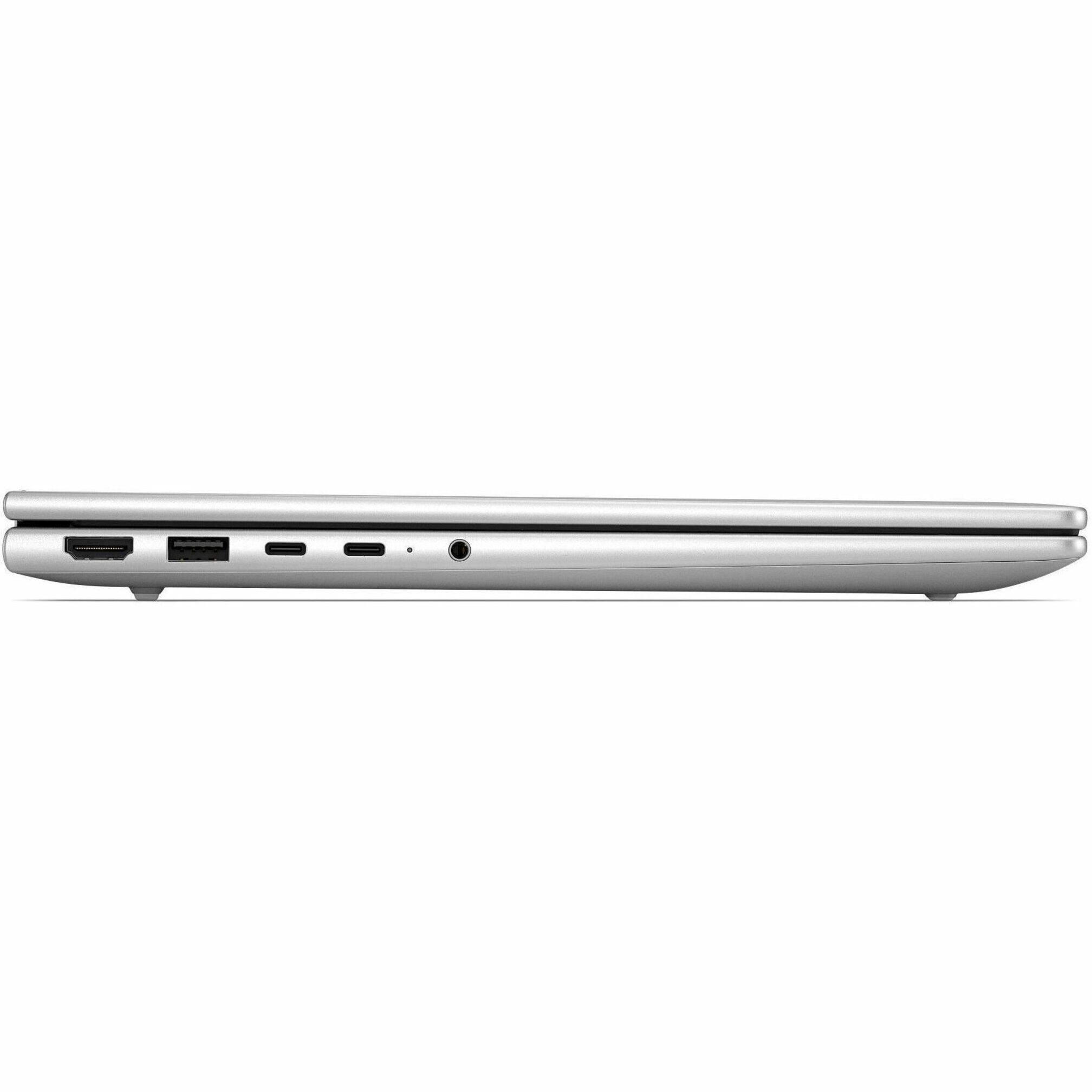 Alt View 13. HP - ProBook 4 G2i 14" IPS 1920 x 1200 (WUXGA) Touch Screen Laptop - Intel Core Ultra 7 with 16GB Memory - 512 GB SSD - Pike Silver, Silver.