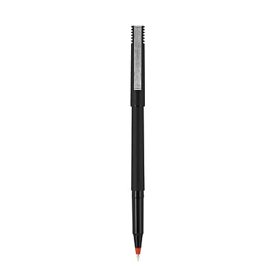 Alt View 1. uni-ball -  Rollerball Pens, Micro Point, Red Ink, 12/Pack  - Black.