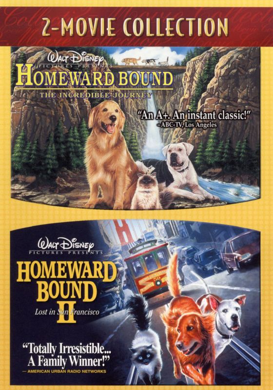  Homeward Bound: The Incredible Journey/Homeward Bound II: Lost in San Francisco [2 Discs] [DVD]