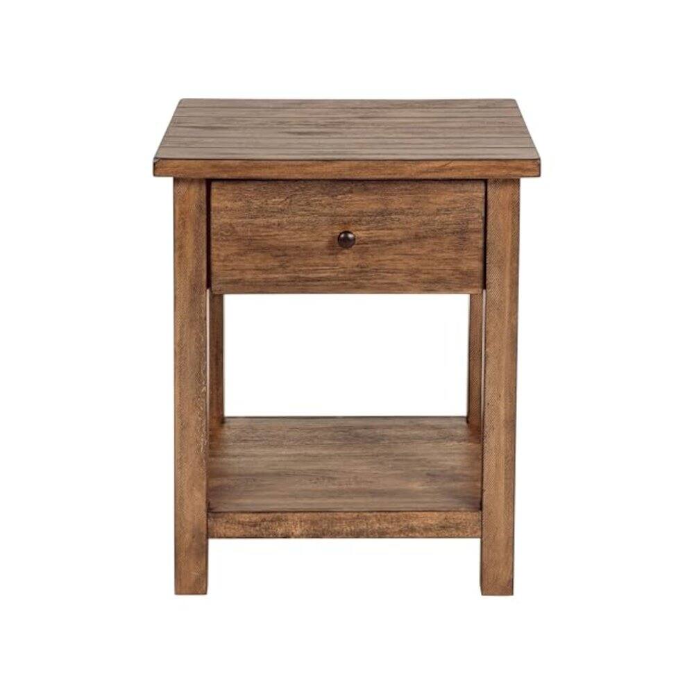 Alt View 4. Coaster Co. of America - Payne 2-piece Coffee and 1-drawer End Table Set Brown - Brown.