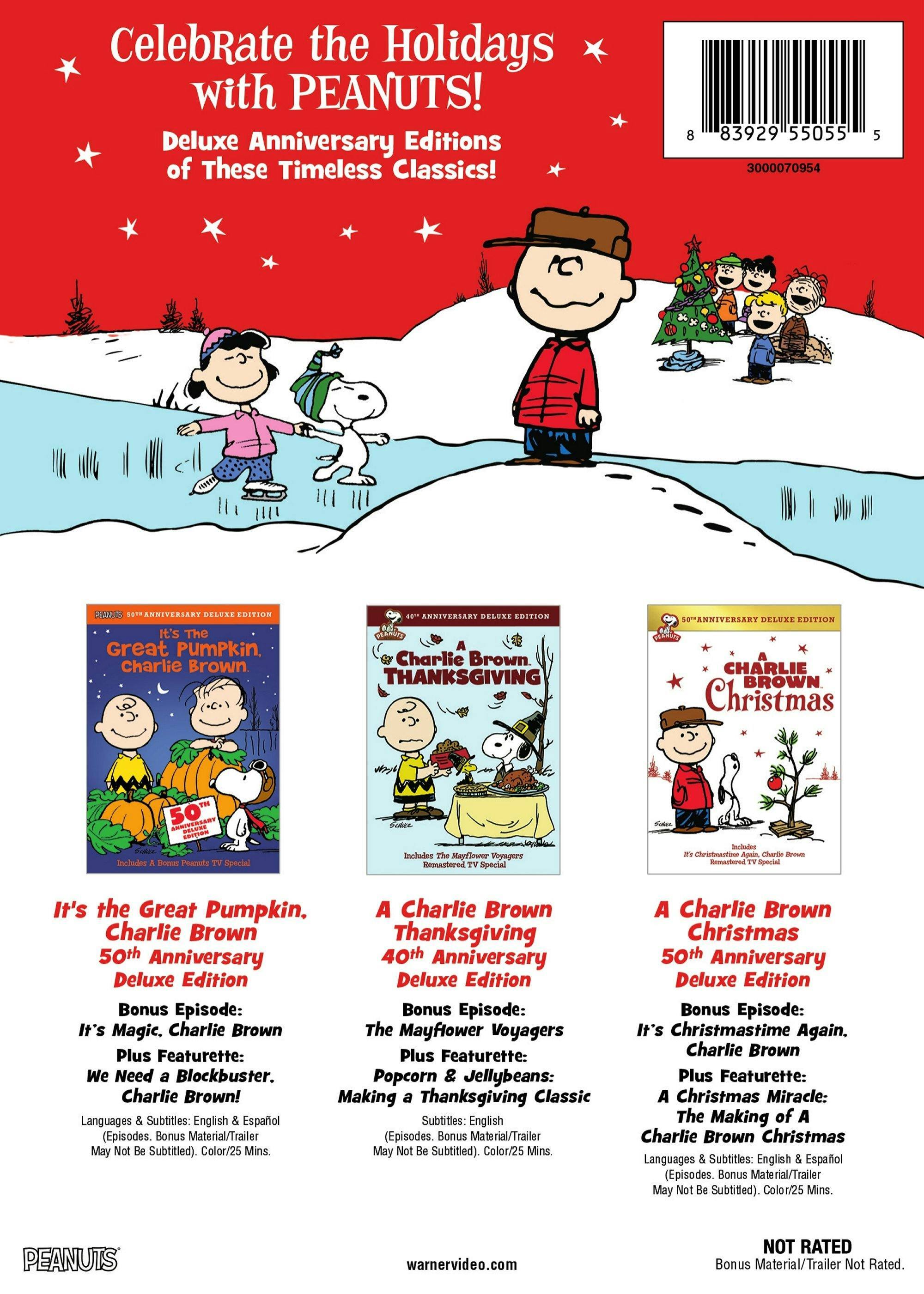 Back. Peanuts Holiday Anniversary Collection [DVD].