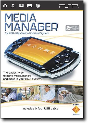 Front Standard. Sony - Media Manager for PSP.